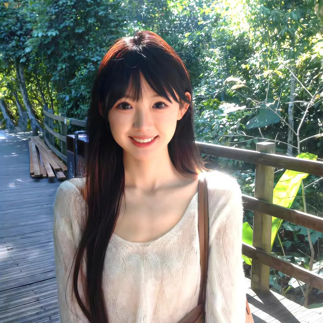 戴流苏耳环的少女